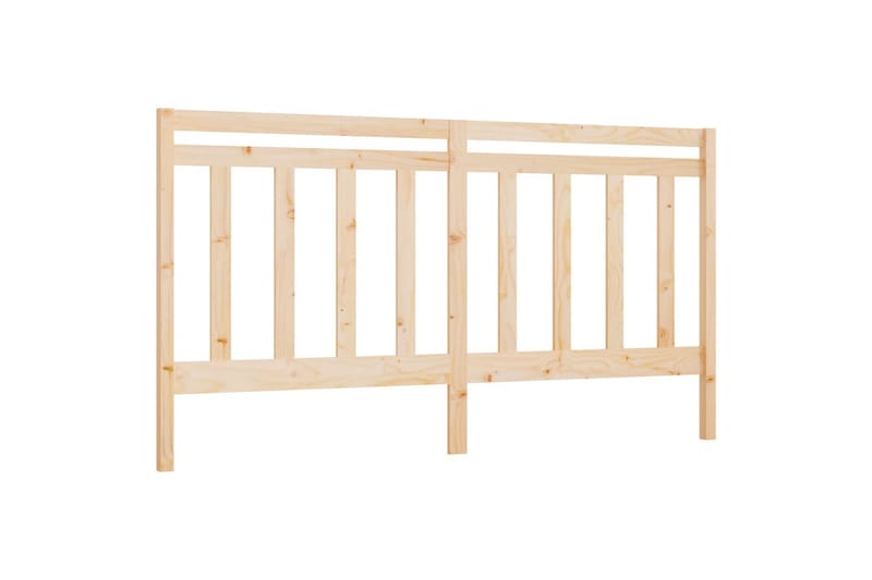 Sengegavl 206x4x100 cm heltre furu - Brun - Møbler - Senger - Sengetilbehør & sengegavl - Sengegavl
