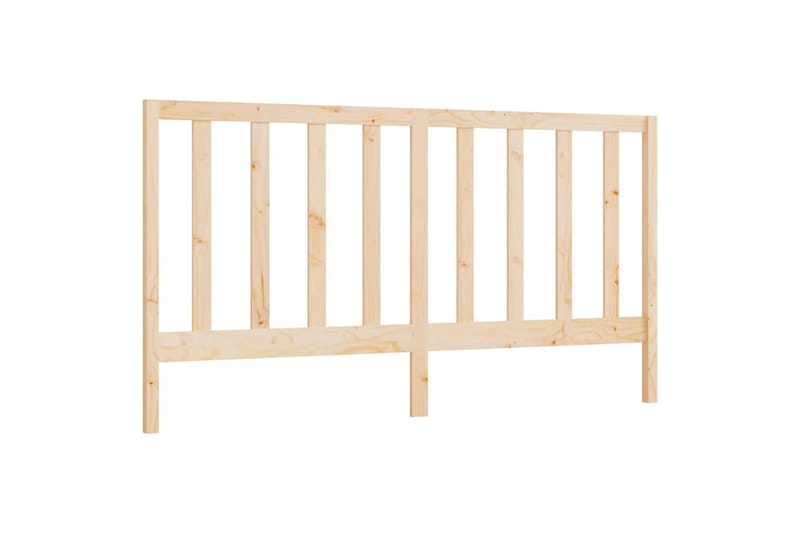Sengegavl 206x4x100 cm heltre furu - Brun - Møbler - Senger - Sengetilbehør & sengegavl - Sengegavl