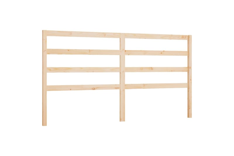 Sengegavl 206x4x100 cm heltre furu - Brun - Møbler - Senger - Sengetilbehør & sengegavl - Sengegavl