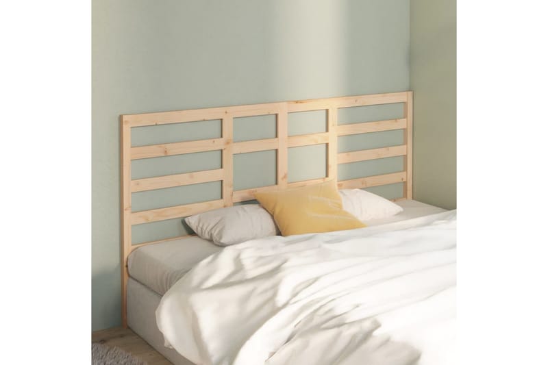Sengegavl 206x4x104 cm heltre furu - Brun - Møbler - Senger - Sengetilbehør & sengegavl - Sengegavl
