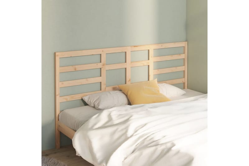 Sengegavl 206x4x104 cm heltre furu - Brun - Møbler - Senger - Sengetilbehør & sengegavl - Sengegavl