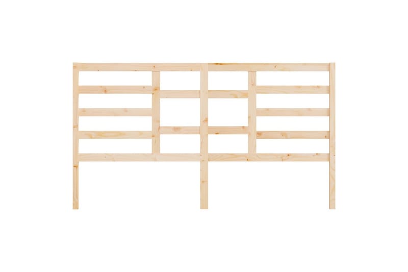 Sengegavl 206x4x104 cm heltre furu - Brun - Møbler - Senger - Sengetilbehør & sengegavl - Sengegavl