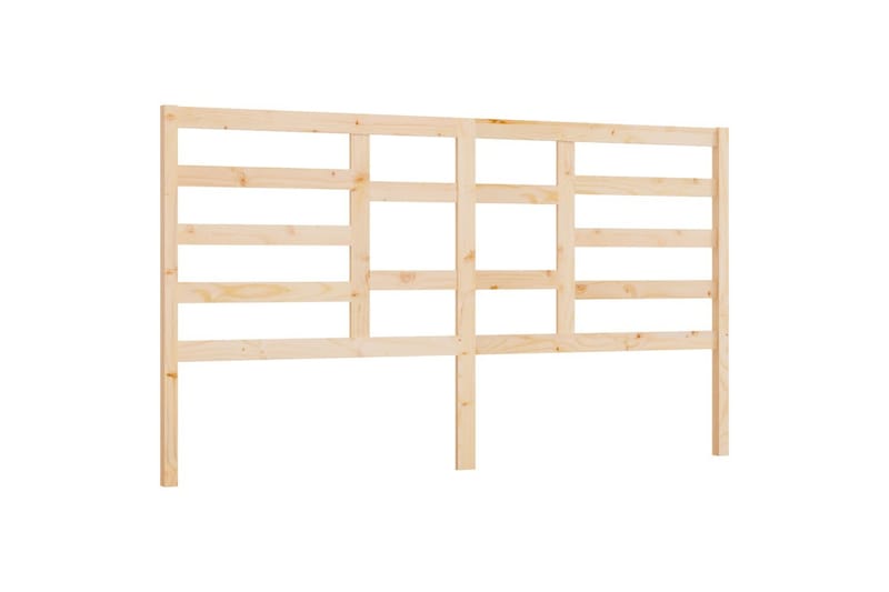 Sengegavl 206x4x104 cm heltre furu - Brun - Møbler - Senger - Sengetilbehør & sengegavl - Sengegavl