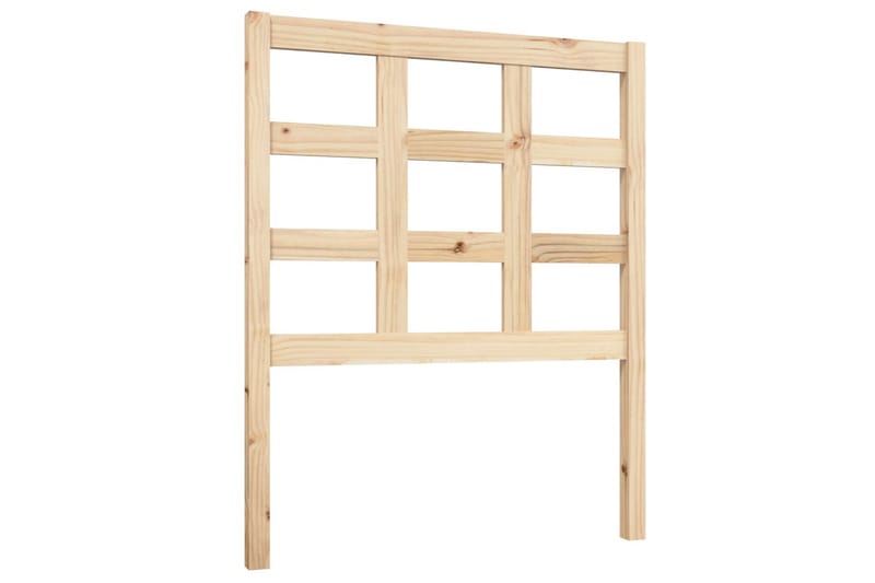 Sengegavl 80,5x4x100 cm heltre furu - Brun - Møbler - Senger - Sengetilbehør & sengegavl - Sengegavl