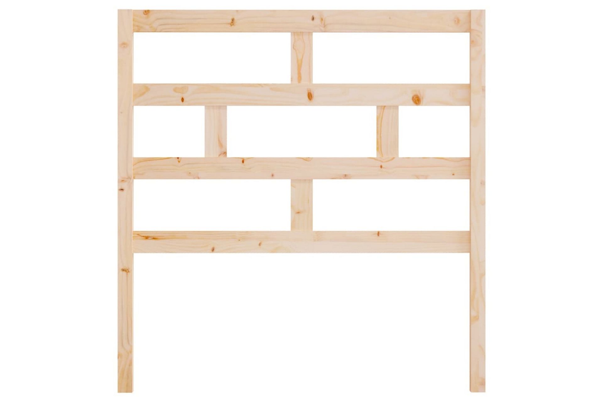 Sengegavl 81x4x100 cm heltre furu - Brun - Møbler - Senger - Sengetilbehør & sengegavl - Sengegavl