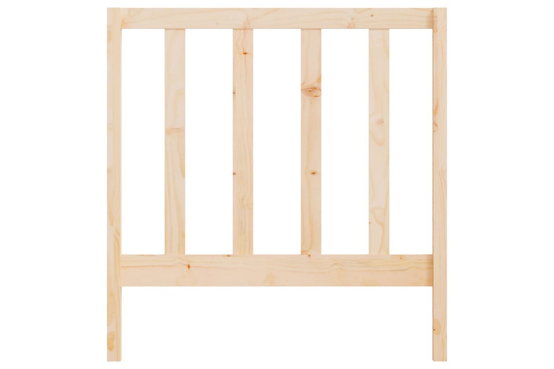 Sengegavl 81x4x100 cm heltre furu - Brun - Møbler - Senger - Sengetilbehør & sengegavl - Sengegavl