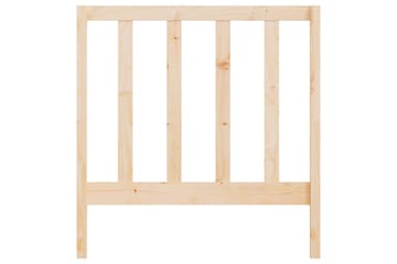 Sengegavl 81x4x100 cm heltre furu - Brun - Møbler - Senger - Sengetilbehør & sengegavl - Sengegavl