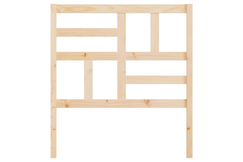 Sengegavl 81x4x104 cm heltre furu - Brun - Møbler - Senger - Sengetilbehør & sengegavl - Sengegavl