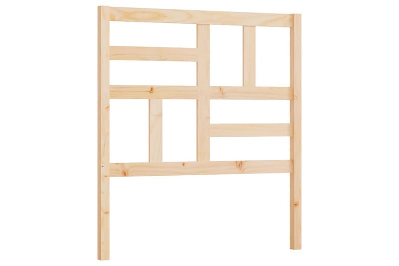 Sengegavl 81x4x104 cm heltre furu - Brun - Møbler - Senger - Sengetilbehør & sengegavl - Sengegavl