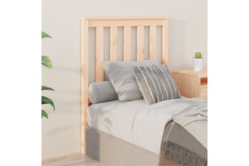 Sengegavl 81x6x101 cm heltre furu - Brun - Møbler - Senger - Sengetilbehør & sengegavl - Sengegavl