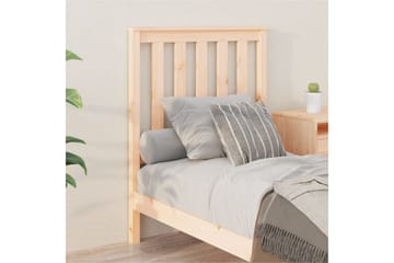 Sengegavl 81x6x101 cm heltre furu - Brun - Møbler - Senger - Sengetilbehør & sengegavl - Sengegavl