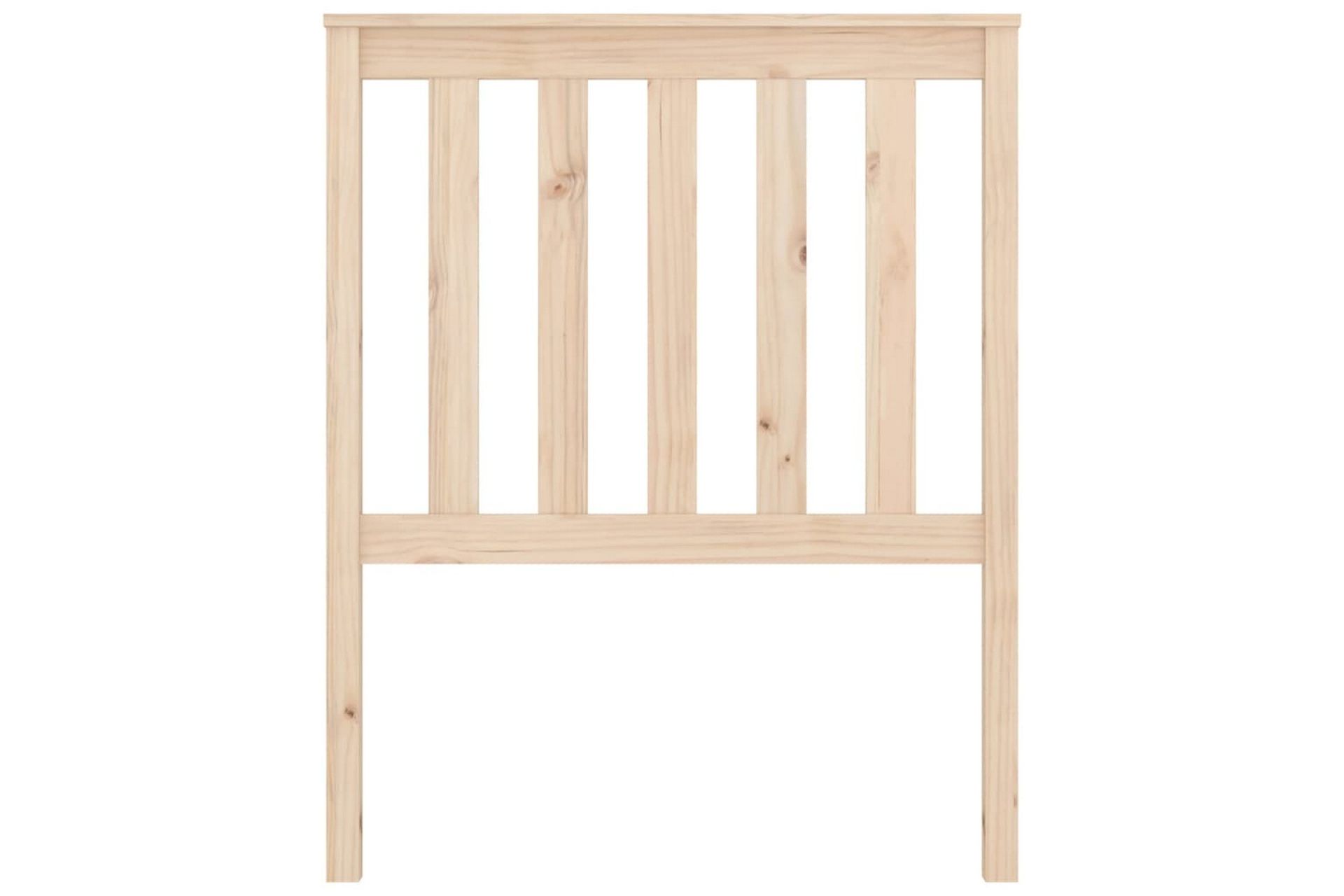 Sengegavl 81x6x101 cm heltre furu - Brun - Møbler - Senger - Sengetilbehør & sengegavl - Sengegavl