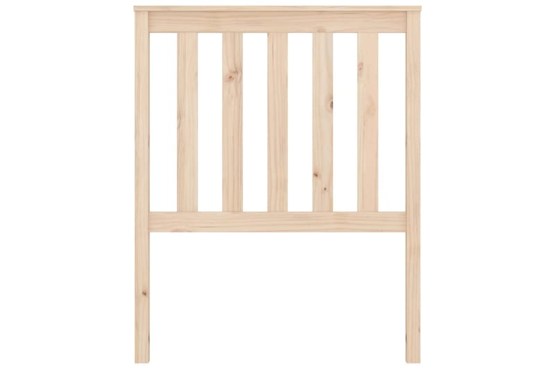 Sengegavl 81x6x101 cm heltre furu - Brun - Møbler - Senger - Sengetilbehør & sengegavl - Sengegavl