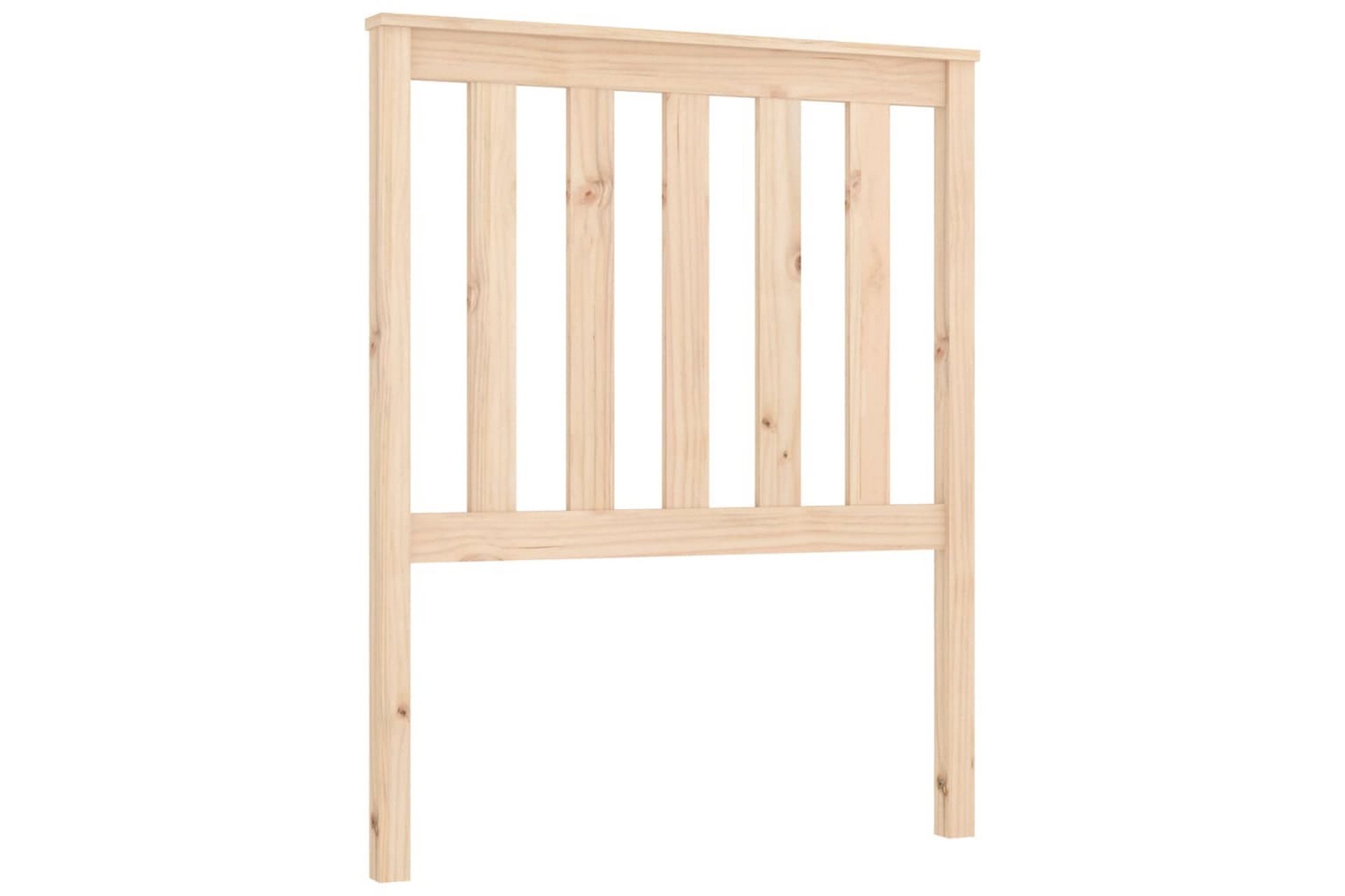 Sengegavl 81x6x101 cm heltre furu - Brun - Møbler - Senger - Sengetilbehør & sengegavl - Sengegavl