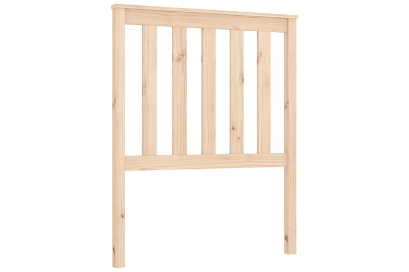Sengegavl 81x6x101 cm heltre furu - Brun - Møbler - Senger - Sengetilbehør & sengegavl - Sengegavl