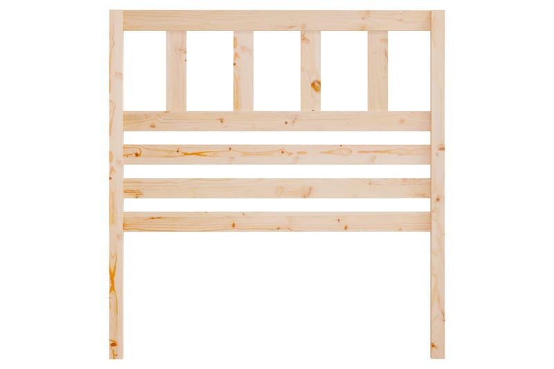 Sengegavl 96x4x100 cm heltre furu - Brun - Møbler - Senger - Sengetilbehør & sengegavl - Sengegavl