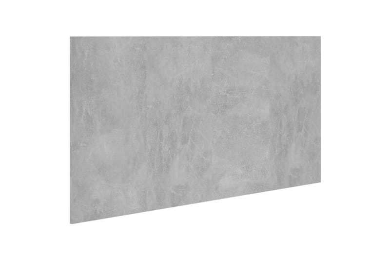 Sengegavl betonggrå 160x1,5x80 cm konstruert tre - Grå - Møbler - Senger - Sengetilbehør & sengegavl - Sengegavl