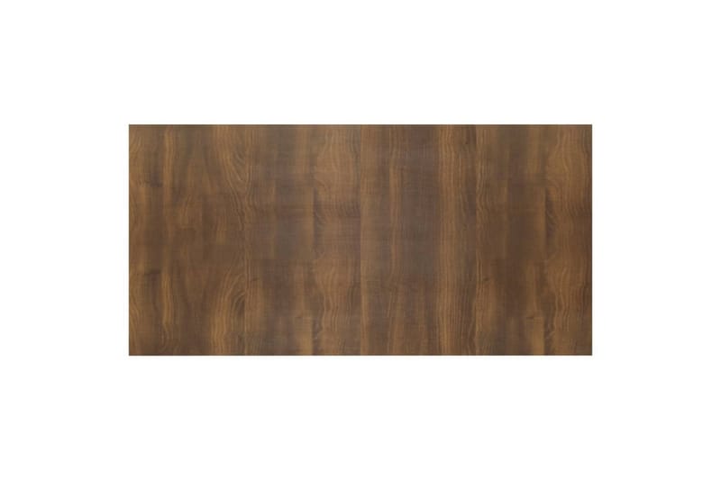 Sengegavl brun eik 160x1,5x80 cm konstruert tre - Brun - Sengegavl