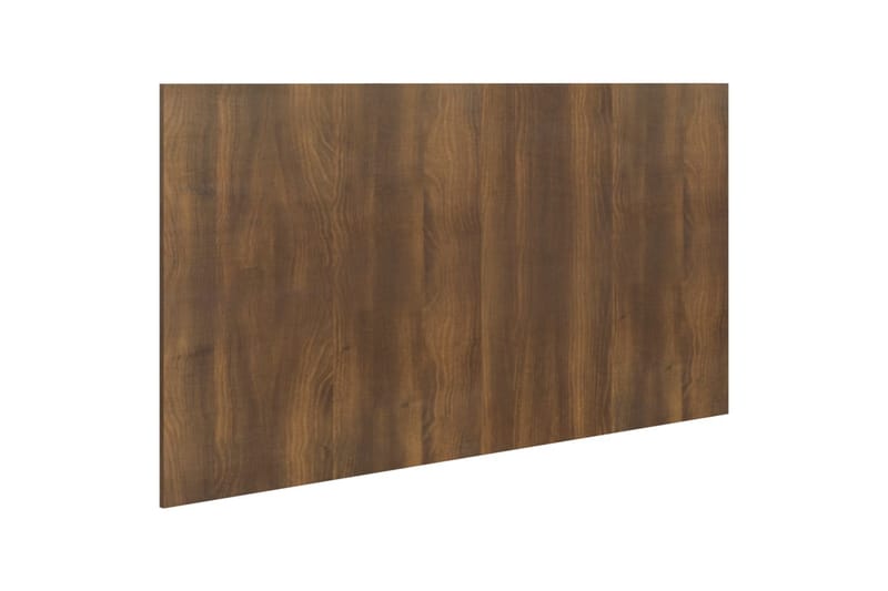 Sengegavl brun eik 160x1,5x80 cm konstruert tre - Brun - Sengegavl