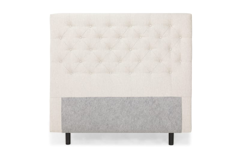 Sengegavl Dypstiftet 140 cm, Beige