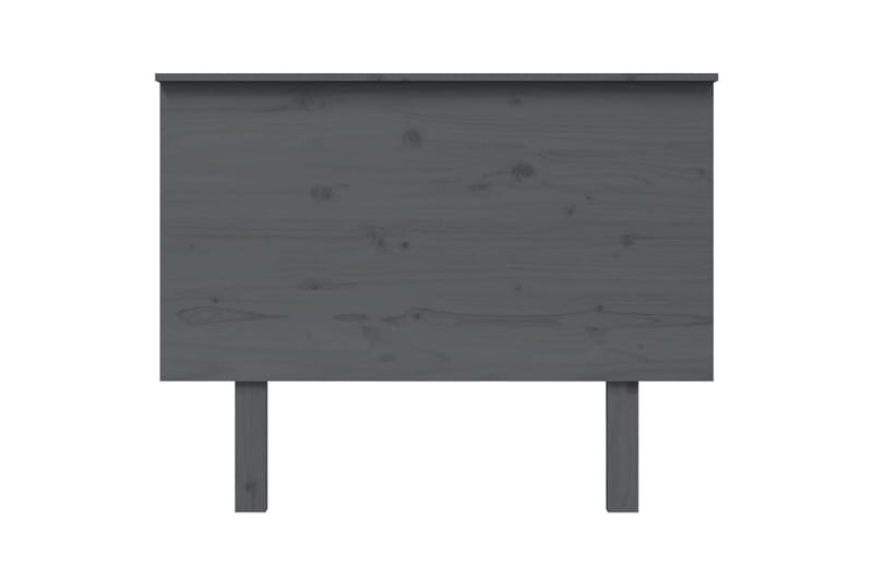 Sengegavl grå 104x6x82,5 cm heltre furu - Grå - Møbler - Senger - Sengetilbehør & sengegavl - Sengegavl