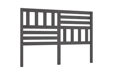 Sengegavl grå 141x4x100 cm heltre furu - Grå - Møbler - Senger - Sengetilbehør & sengegavl - Sengegavl