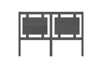 Sengegavl grå 145,5x4x100 cm heltre furu - Grå - Møbler - Senger - Sengetilbehør & sengegavl - Sengegavl