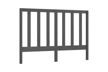 Sengegavl grå 166x4x100 cm heltre furu - Grå - Møbler - Senger - Sengetilbehør & sengegavl - Sengegavl