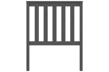 Sengegavl grå 81x6x101 cm heltre furu - Grå - Møbler - Senger - Sengetilbehør & sengegavl - Sengegavl