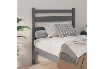 Sengegavl grå 96x4x100 cm heltre furu - Grå - Møbler - Senger - Sengetilbehør & sengegavl - Sengegavl