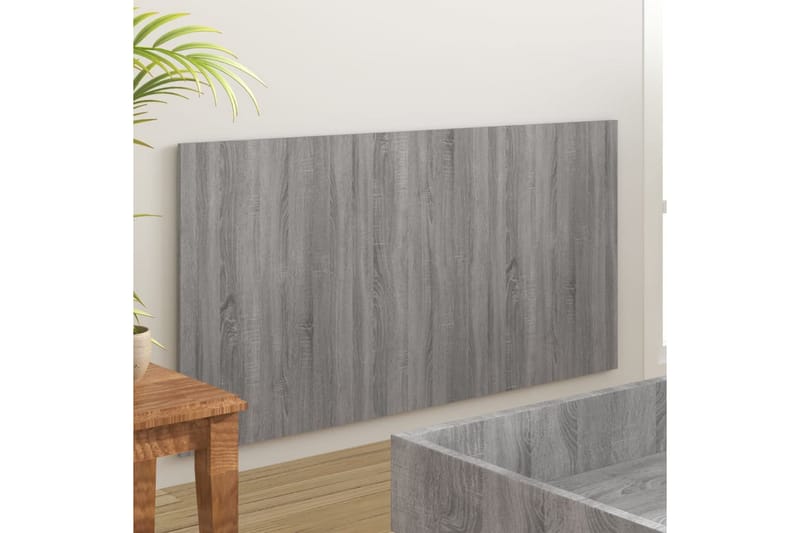 Sengegavl grå sonoma 160x1,5x80 cm konstruert tre - Grå - Møbler - Senger - Sengetilbehør & sengegavl - Sengegavl