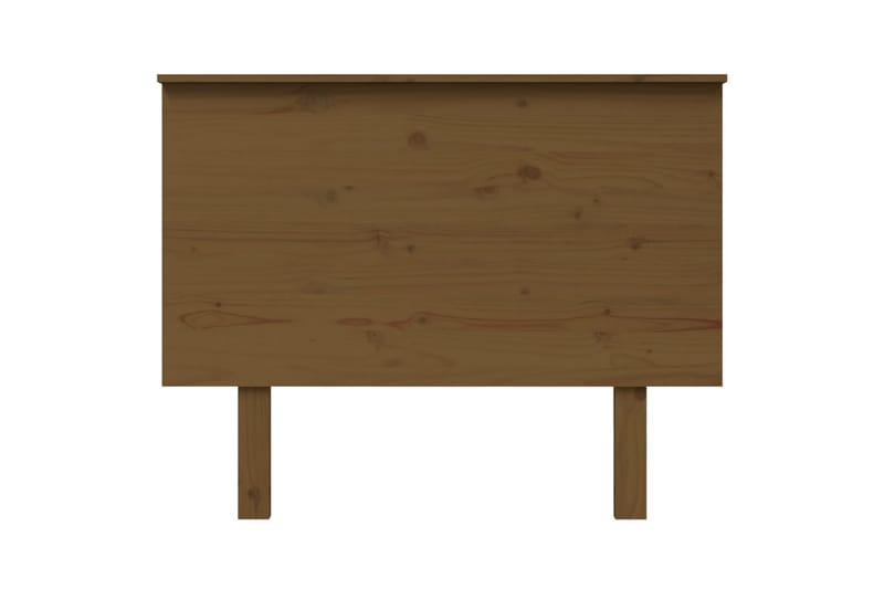 Sengegavl honningbrun 104x6x82,5 cm heltre furu - Brun - Møbler - Senger - Sengetilbehør & sengegavl - Sengegavl