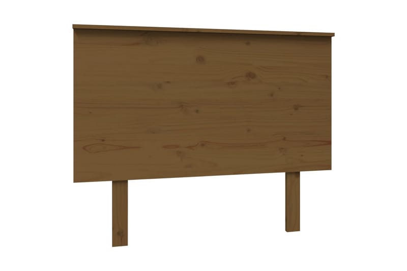 Sengegavl honningbrun 104x6x82,5 cm heltre furu - Brun - Møbler - Senger - Sengetilbehør & sengegavl - Sengegavl