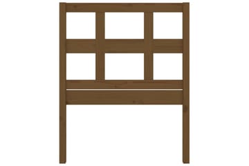 Sengegavl honningbrun 105,5x4x100 cm heltre furu - Brun - Møbler - Senger - Sengetilbehør & sengegavl - Sengegavl
