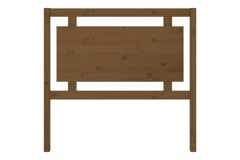 Sengegavl honningbrun 105,5x4x100 cm heltre furu - Brun - Møbler - Senger - Sengetilbehør & sengegavl - Sengegavl
