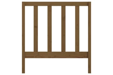 Sengegavl honningbrun 106x4x100 cm heltre furu - Brun - Møbler - Senger - Sengetilbehør & sengegavl - Sengegavl