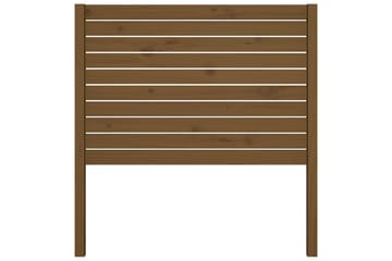 Sengegavl honningbrun 106x4x100 cm heltre furu - Brun - Møbler - Senger - Sengetilbehør & sengegavl - Sengegavl