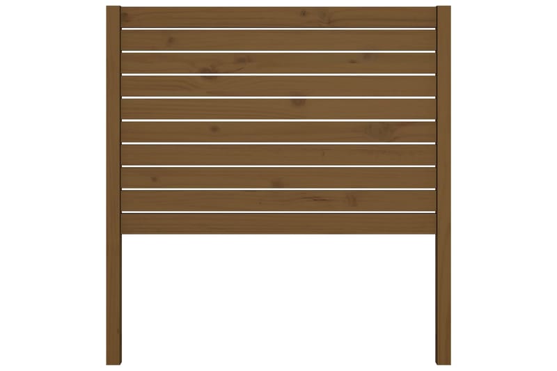 Sengegavl honningbrun 106x4x100 cm heltre furu - Brun - Møbler - Senger - Sengetilbehør & sengegavl - Sengegavl