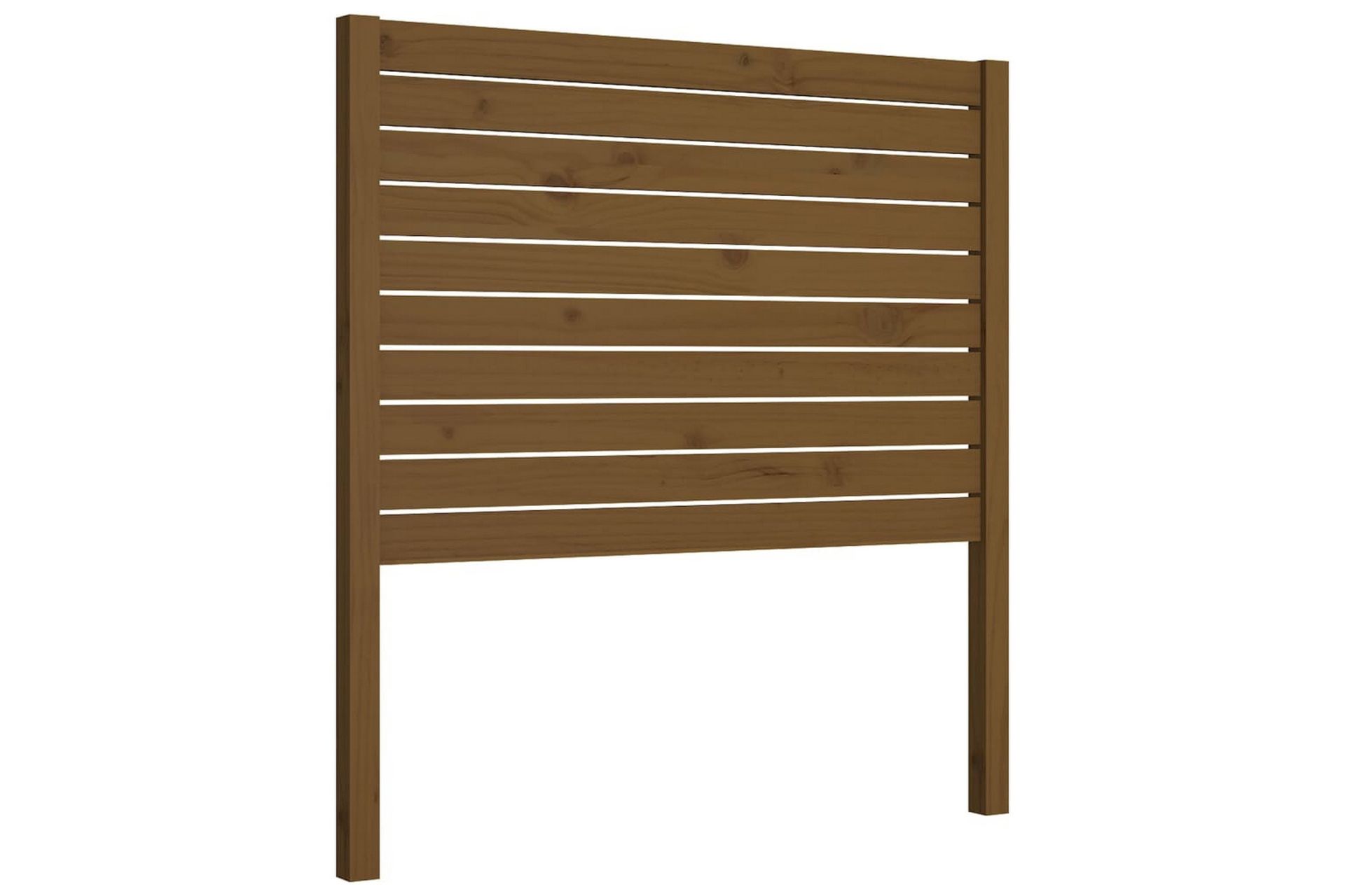 Sengegavl honningbrun 106x4x100 cm heltre furu - Brun - Møbler - Senger - Sengetilbehør & sengegavl - Sengegavl