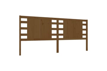 Sengegavl honningbrun 126x4x100 cm heltre furu - Brun - Møbler - Senger - Sengetilbehør & sengegavl - Sengegavl