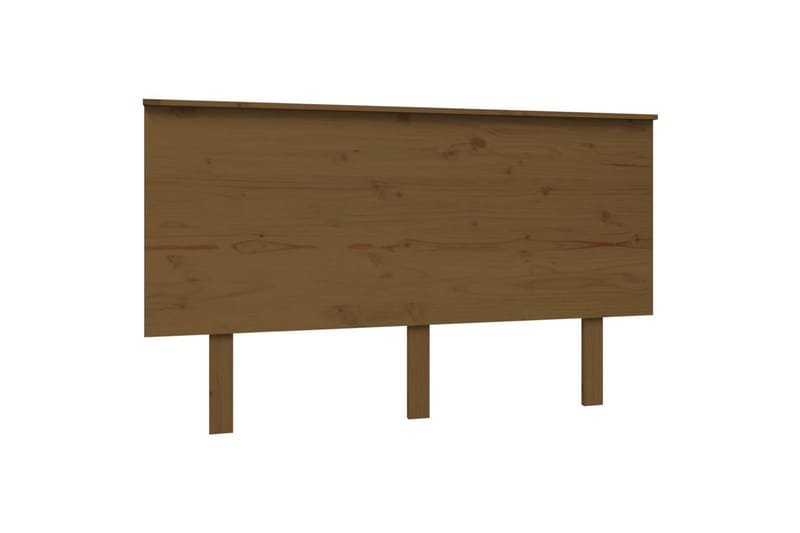 Sengegavl honningbrun 139x6x82,5 cm heltre furu - Brun - Møbler - Senger - Sengetilbehør & sengegavl - Sengegavl