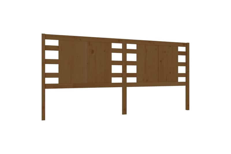 Sengegavl honningbrun 186x4x100 cm heltre furu - Brun - Møbler - Senger - Sengetilbehør & sengegavl - Sengegavl