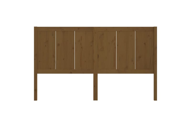 Sengegavl honningbrun 205,5x4x100 cm heltre furu - Brun - Møbler - Senger - Sengetilbehør & sengegavl - Sengegavl