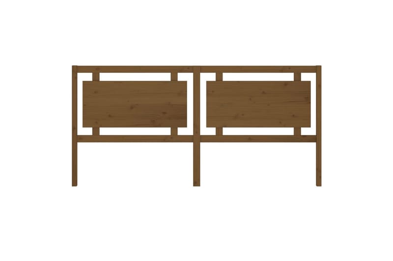 Sengegavl honningbrun 205,5x4x100 cm heltre furu - Brun - Møbler - Senger - Sengetilbehør & sengegavl - Sengegavl