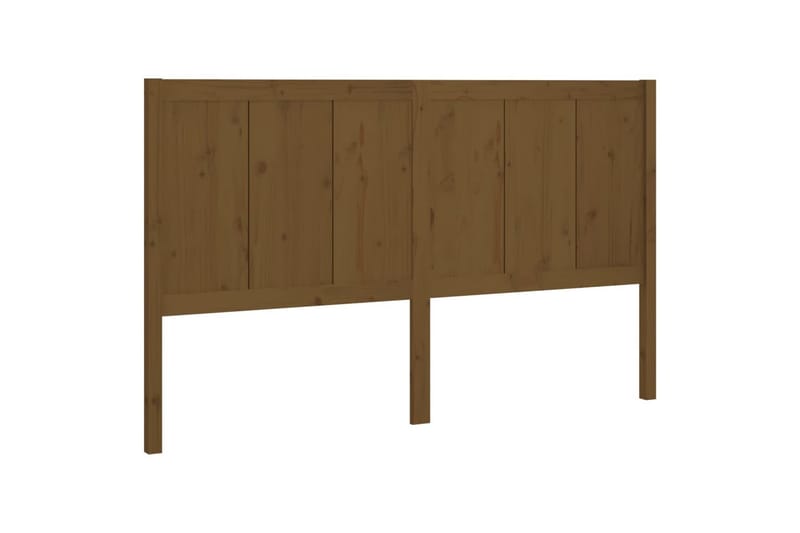 Sengegavl honningbrun 205,5x4x100 cm heltre furu - Brun - Møbler - Senger - Sengetilbehør & sengegavl - Sengegavl