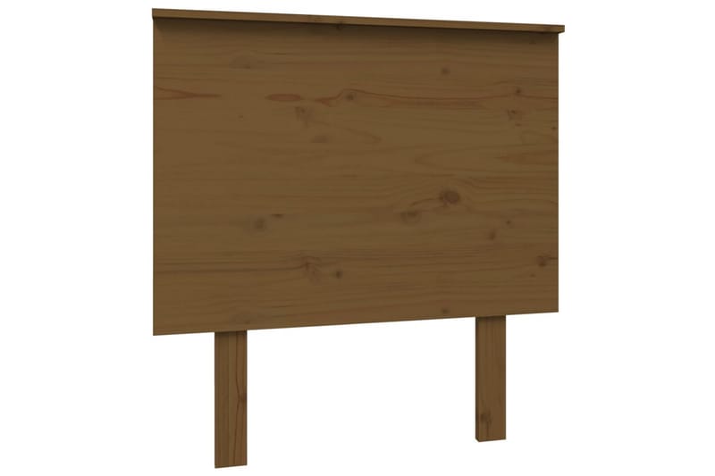 Sengegavl honningbrun 79x6x82,5 cm heltre furu - Brun - Møbler - Senger - Sengetilbehør & sengegavl - Sengegavl