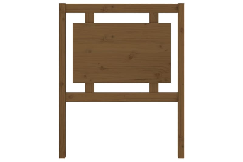 Sengegavl honningbrun 80,5x4x100 cm heltre furu - Brun - Møbler - Senger - Sengetilbehør & sengegavl - Sengegavl