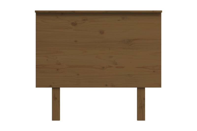 Sengegavl honningbrun 94x6x82,5 cm heltre furu - Brun - Møbler - Senger - Sengetilbehør & sengegavl - Sengegavl