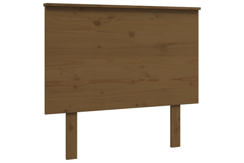 Sengegavl honningbrun 94x6x82,5 cm heltre furu - Brun - Møbler - Senger - Sengetilbehør & sengegavl - Sengegavl