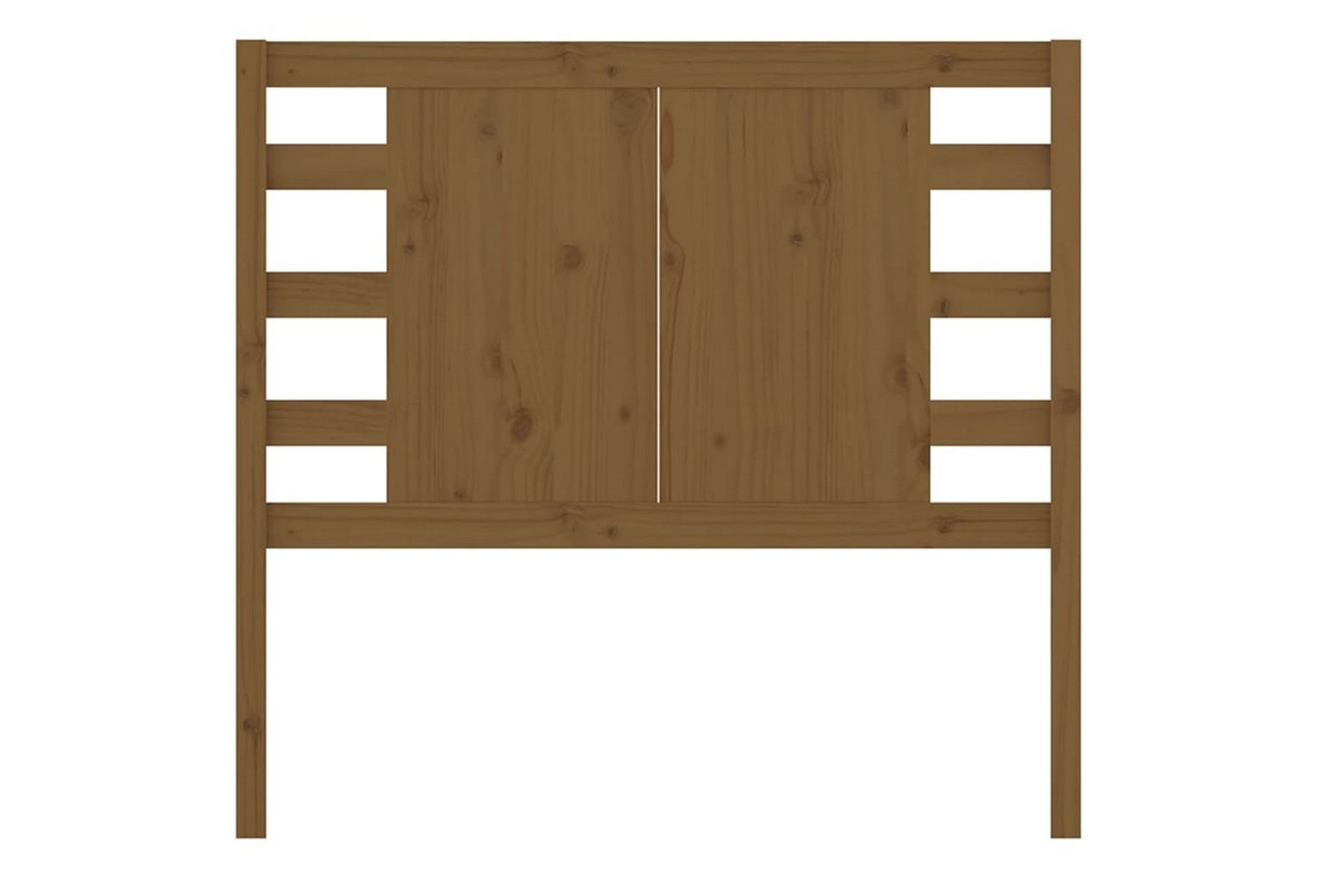 Sengegavl honningbrun 96x4x100 cm heltre furu - Brun - Møbler - Senger - Sengetilbehør & sengegavl - Sengegavl